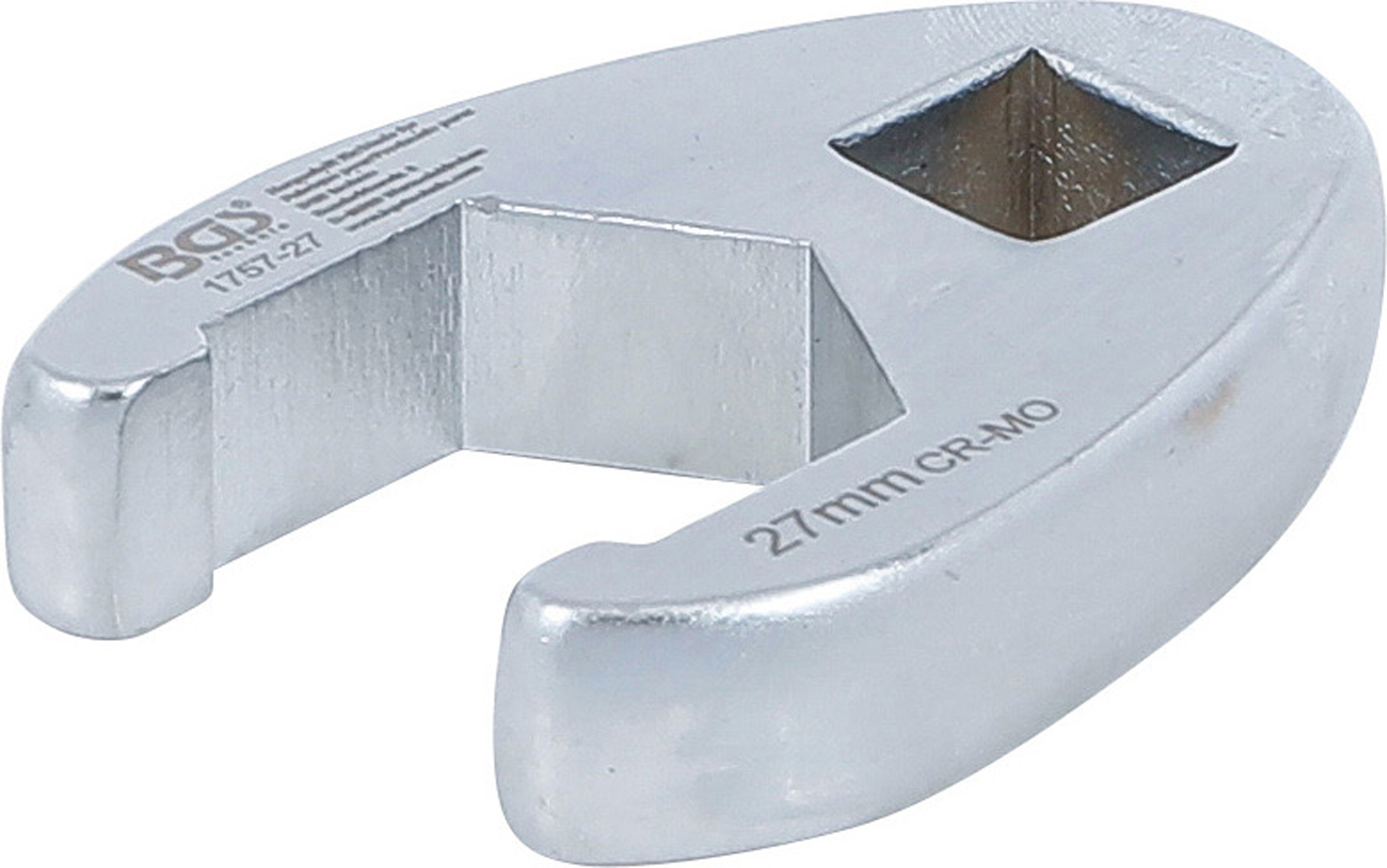 BGS Hahnenfußschlüssel | Antrieb Innenvierkant 12,5 mm (1/2") | SW 27 mm