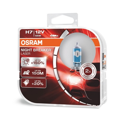 Osram H7 Night Breaker Laser 64210 NL PX26d 12V 55W Autolampe Halogen
