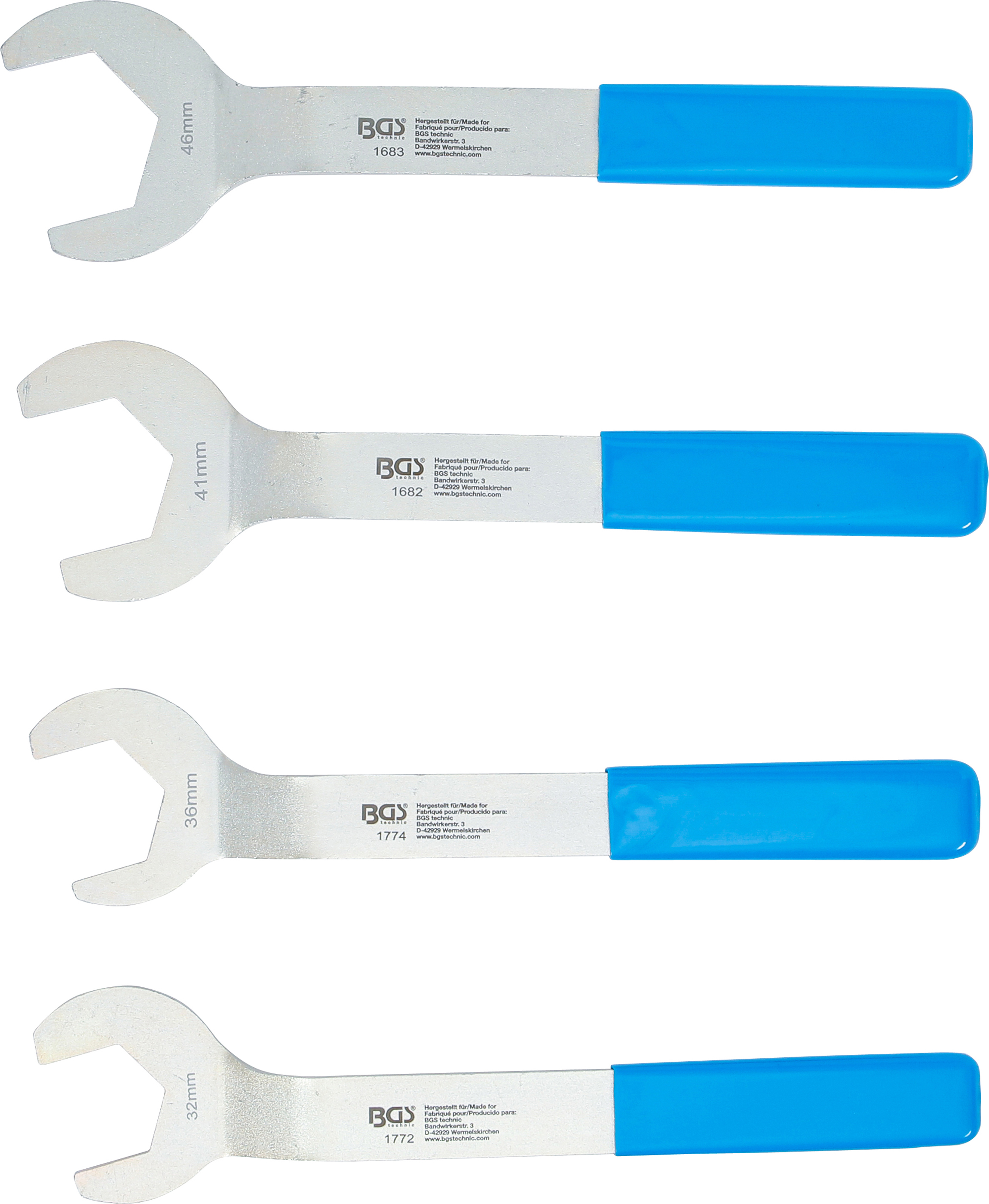 BGS Lüfter-Nabenschlüssel-Satz | 4-tlg.