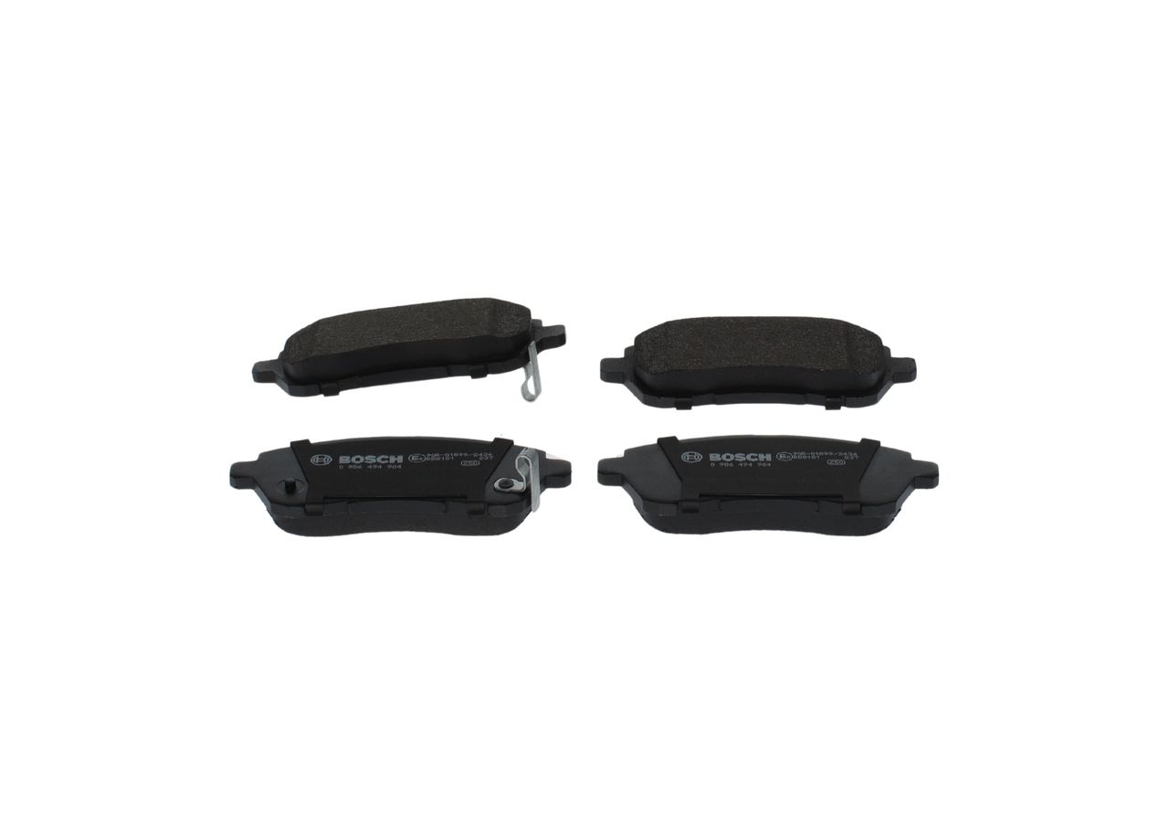 Bremsbelagsatz, Scheibenbremse