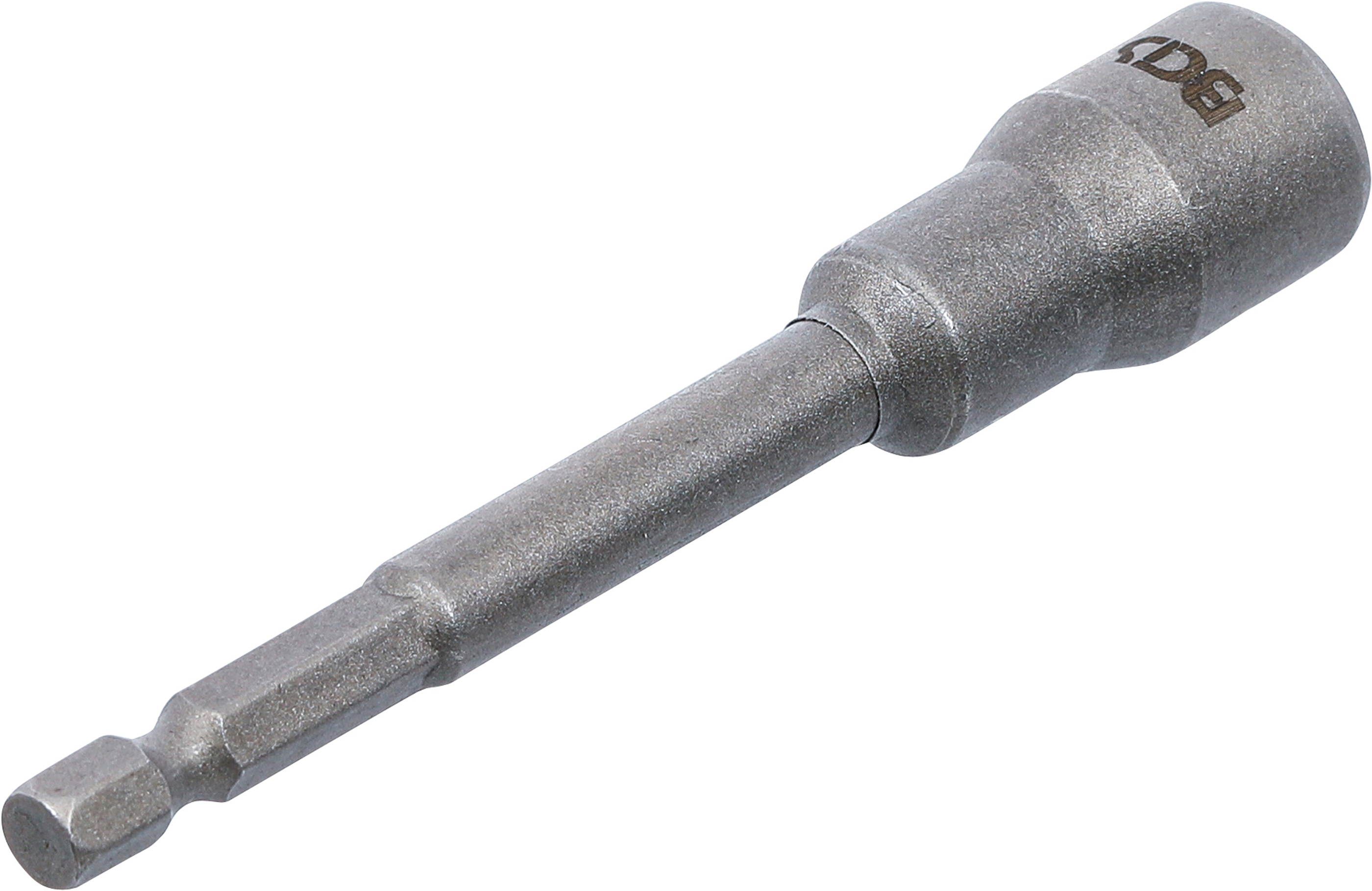 BGS Steckschlüssel-Einsatz Sechskant, extra lang | für Bohrmaschinen | Antrieb Außensechskant 6,3 mm (1/4") | SW 11 mm