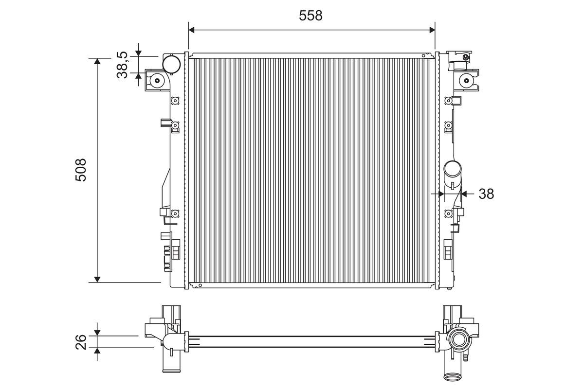 Kühler, Motorkühlung