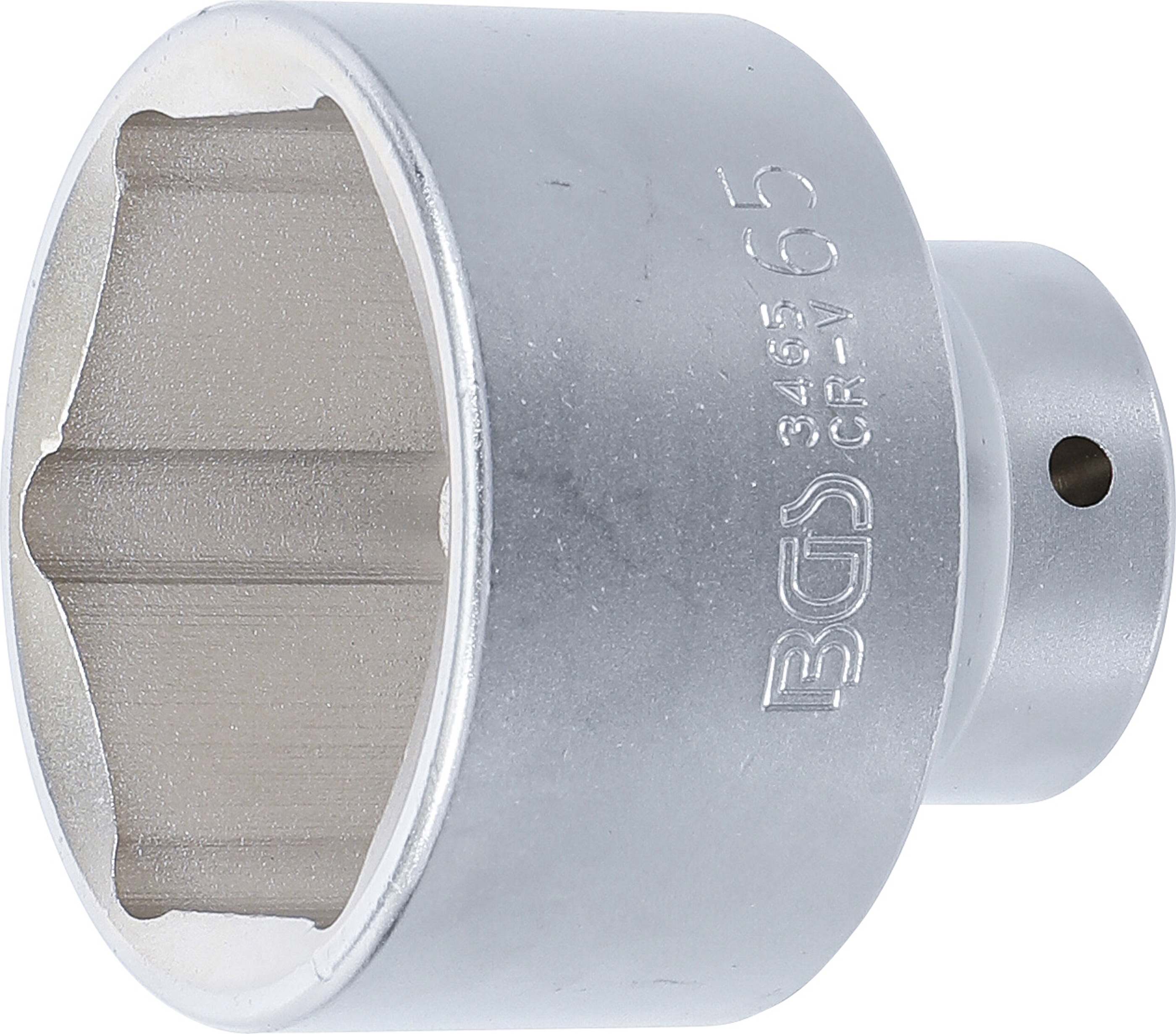 BGS Steckschlüssel-Einsatz Sechskant | Antrieb Innenvierkant 20 mm (3/4") | SW 65 mm