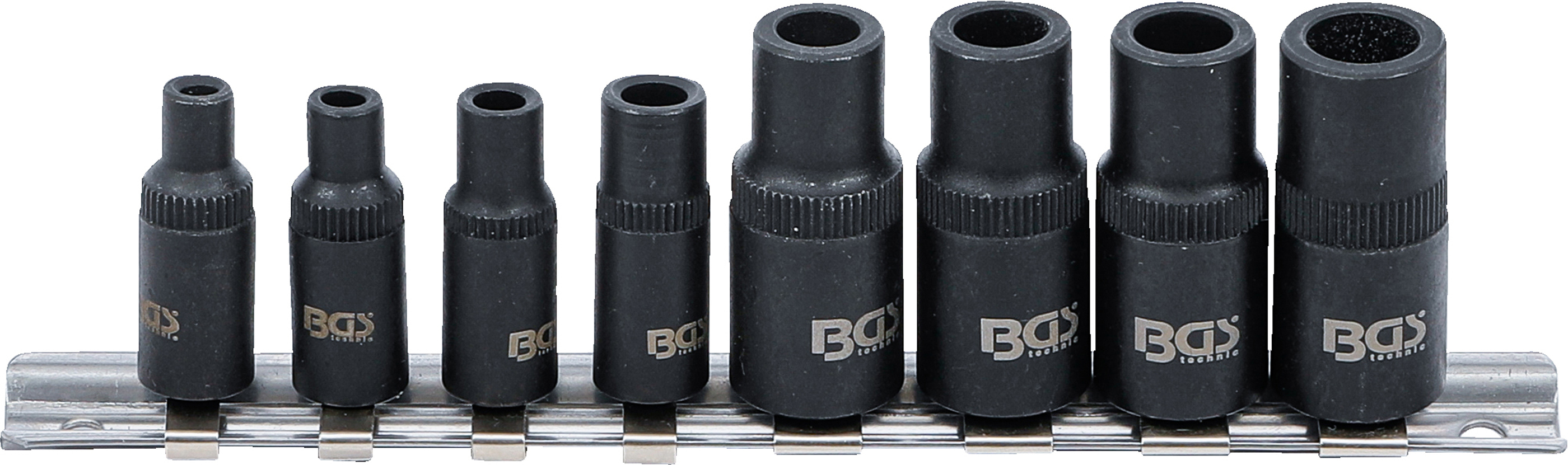 BGS Gewindebohrer-Aufnahme-Satz | 6,3 mm (1/4") / 10 mm (3/8") | 8-tlg.