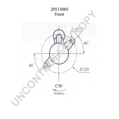 Starter “BOM-Prestolite 12 V, 2 kW, Grounded ”