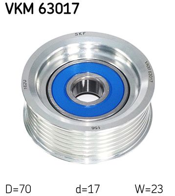 Umlenk-/Führungsrolle, Keilrippenriemen “SKF 70 mm, 23 mm, 7 ”