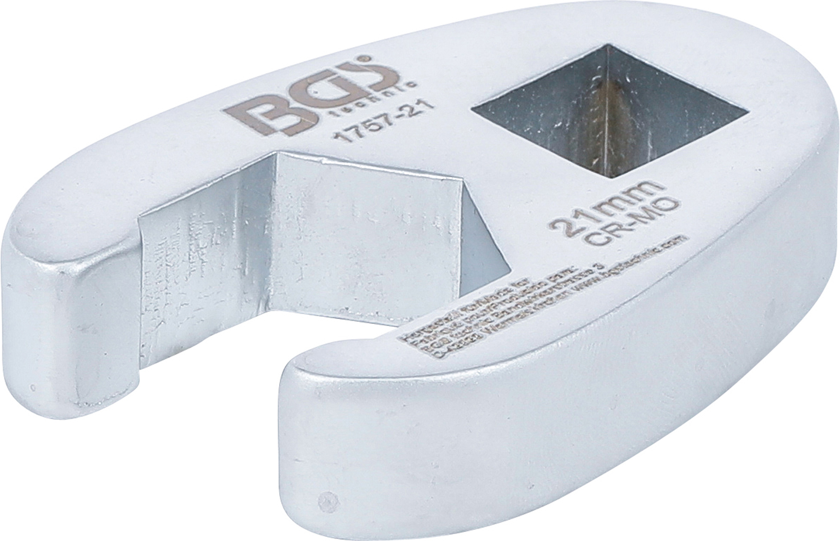 BGS Hahnenfußschlüssel | Antrieb Innenvierkant 12,5 mm (1/2") | SW 21 mm