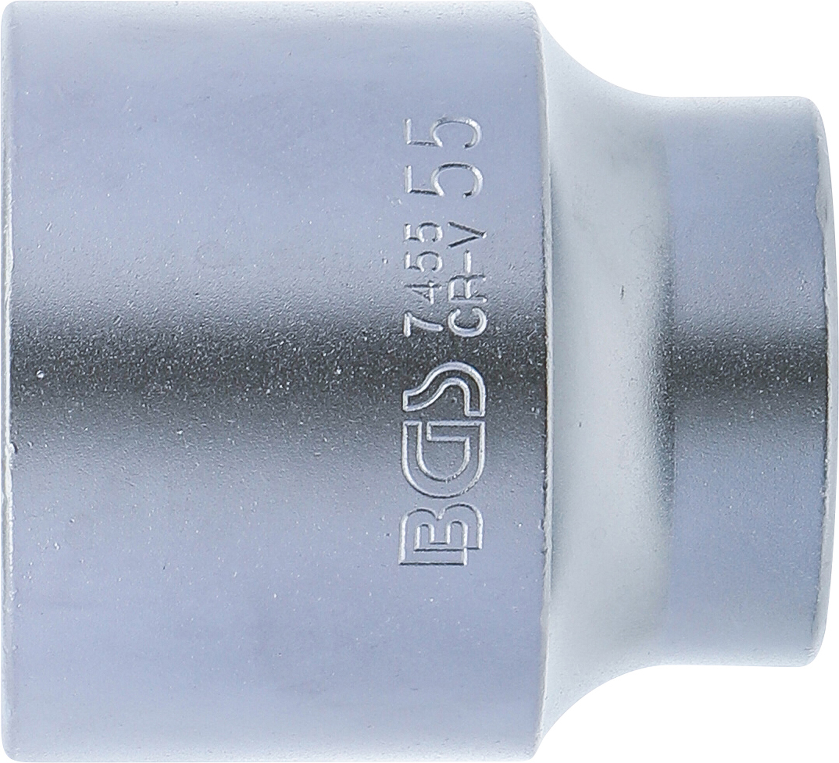 BGS Steckschlüssel-Einsatz Zwölfkant | Antrieb Innenvierkant 20 mm (3/4") | SW 55 mm