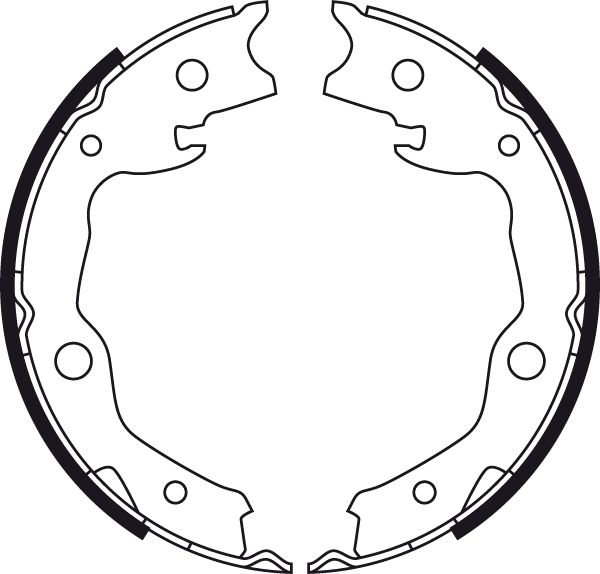 Bremsbackensatz, Feststellbremse