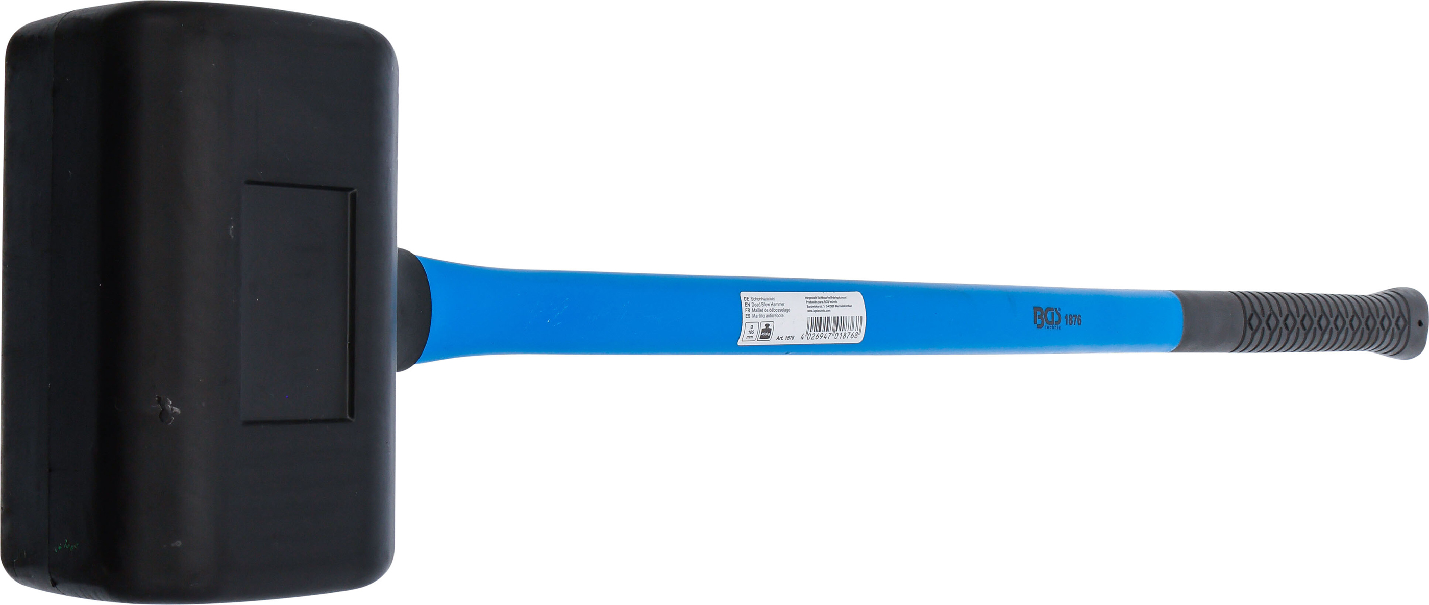 BGS Schonhammer | Fiberglasstiel | rückschlagfrei | Ø 105 mm | 4500 g