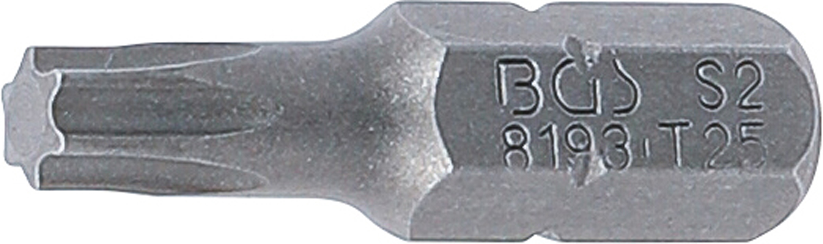 BGS Bit | Länge 25 mm | Antrieb Außensechskant 6,3 mm (1/4") | T-Profil (für Torx) T25