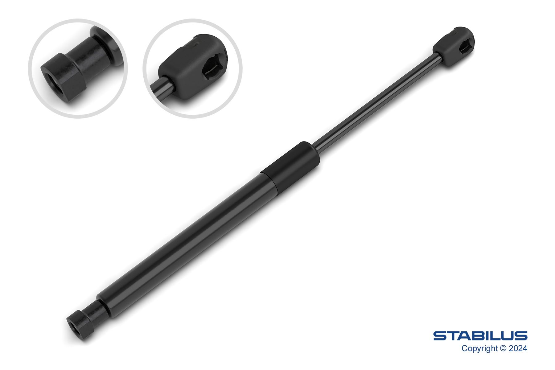 Gasfeder, Heckscheibe