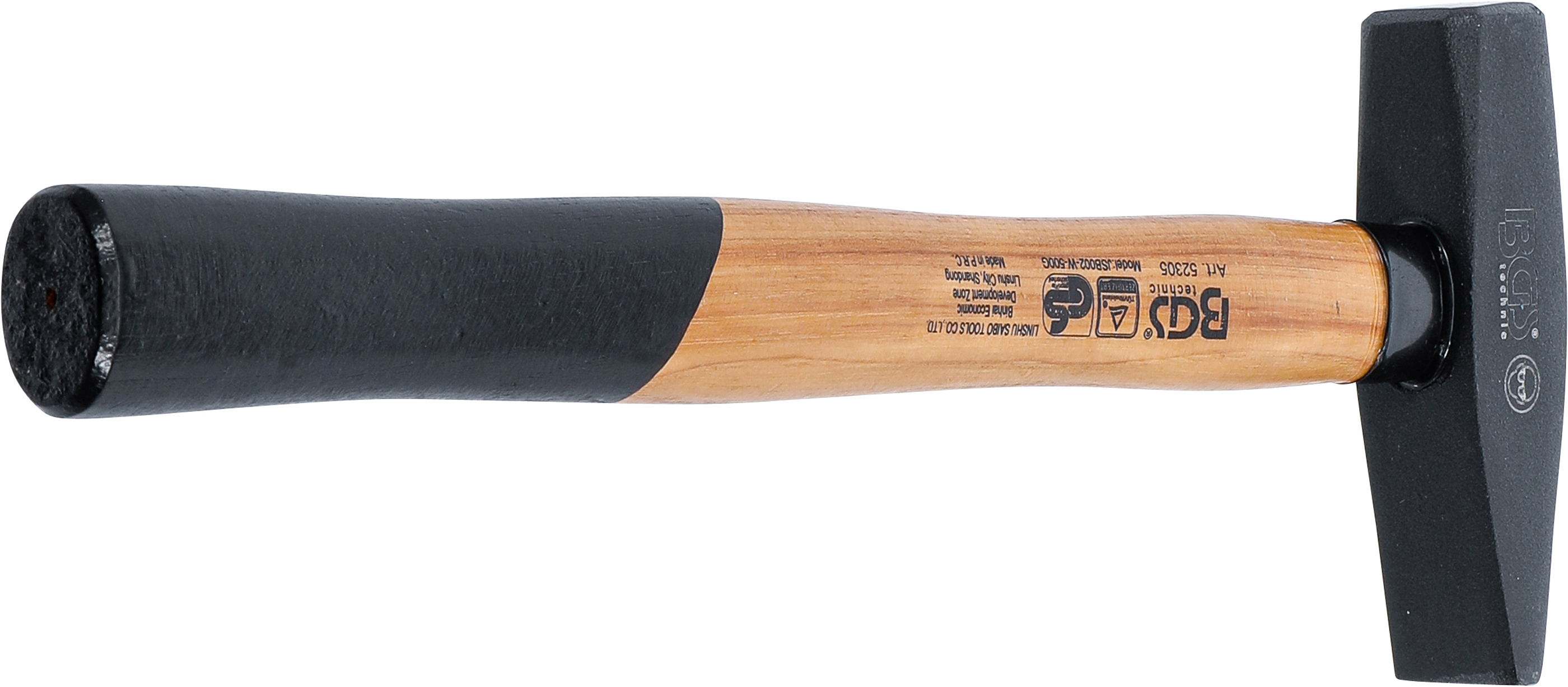 BGS Schlosserhammer | Hickory-Stiel | DIN 1041 | 500 g