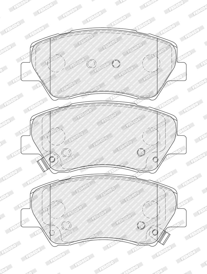 Bremsbelagsatz, Scheibenbremse