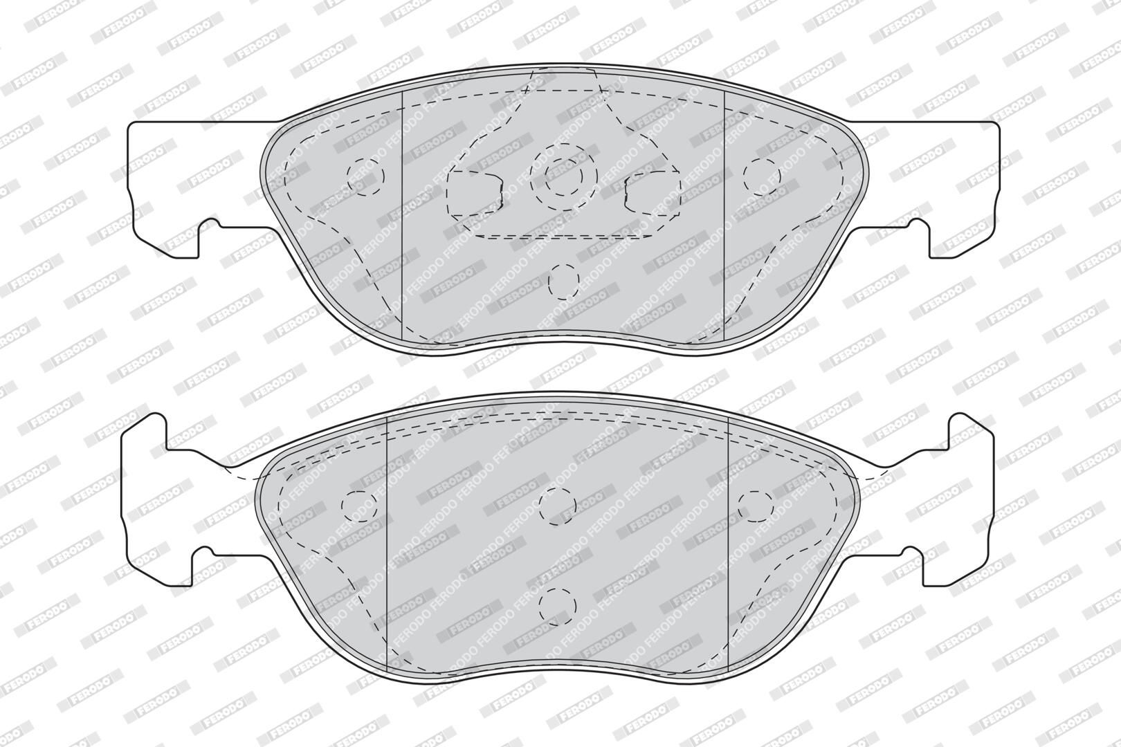Bremsbelagsatz, Scheibenbremse