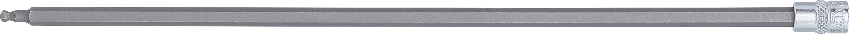BGS Bit-Einsatz | Länge 300 mm | Antrieb Innenvierkant 6,3 mm (1/4") | Innensechskant mit Kugelkopf 4 mm