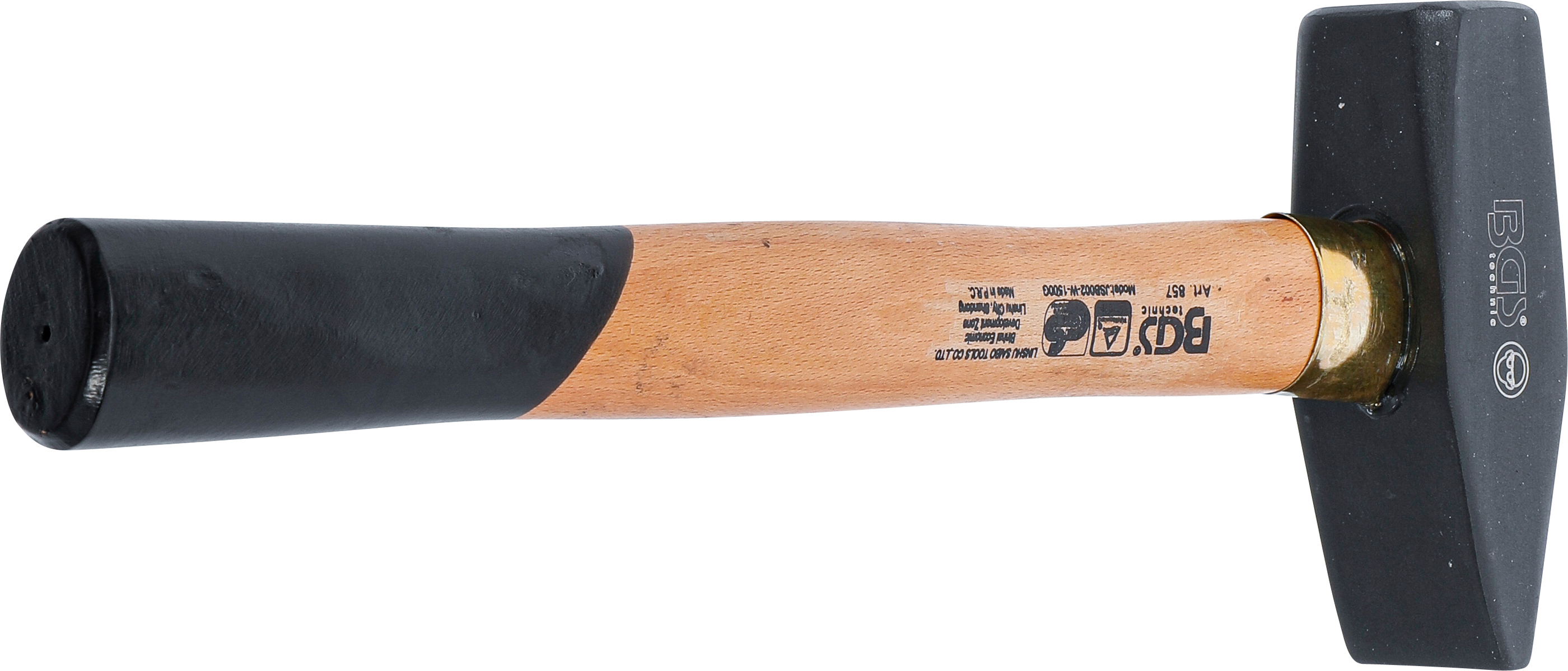 BGS Schlosserhammer | Holz-Stiel | DIN 1041 | 1500 g