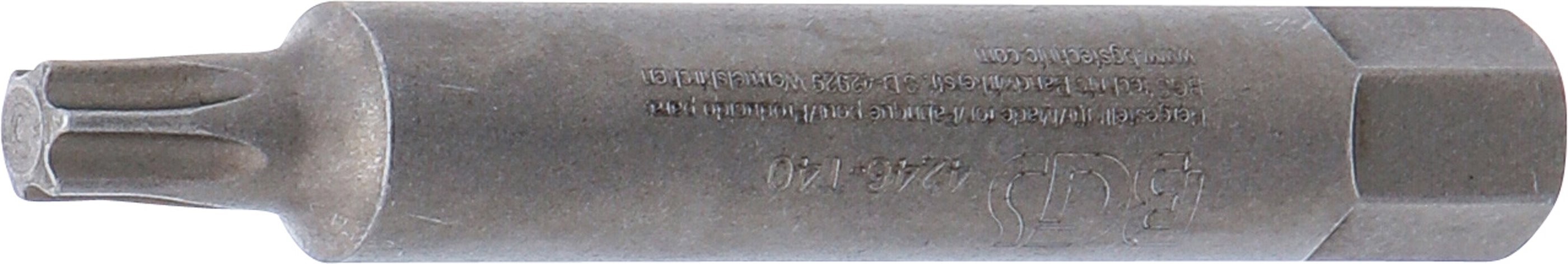 BGS Bit | Länge 75 mm | Antrieb Außensechskant 12,5 mm (1/2") | T-Profil (für Torx) T40