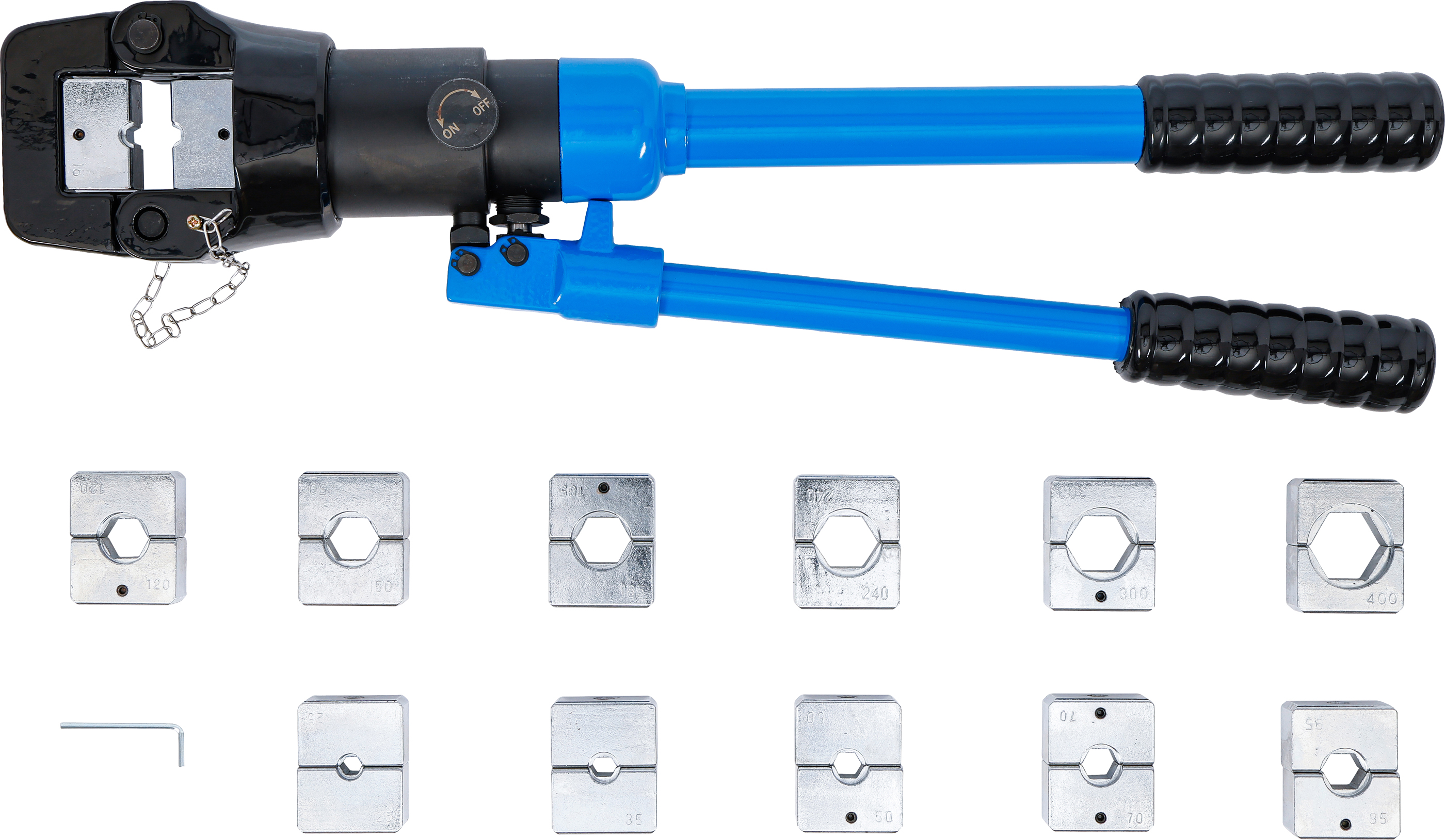 BGS Crimpzangen-Satz | hydraulisch | 16 - 400 mm²