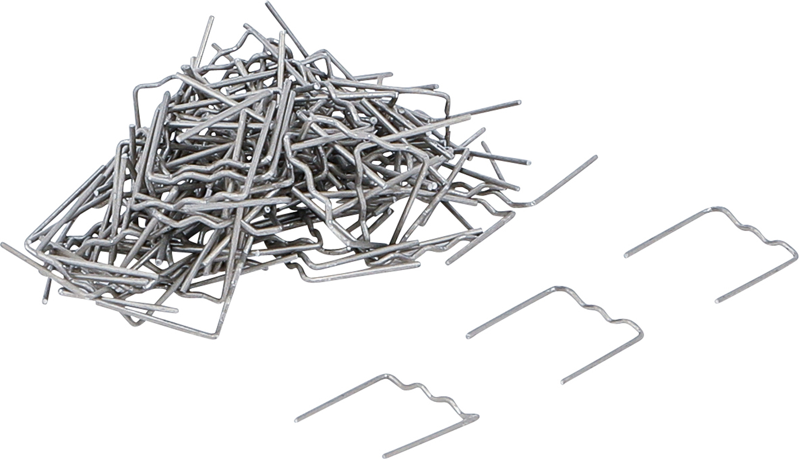 BGS Reparaturklammern-Satz | flach | 0,8 mm | 100-tlg.