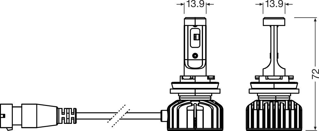 Glühlampe, Fernscheinwerfer