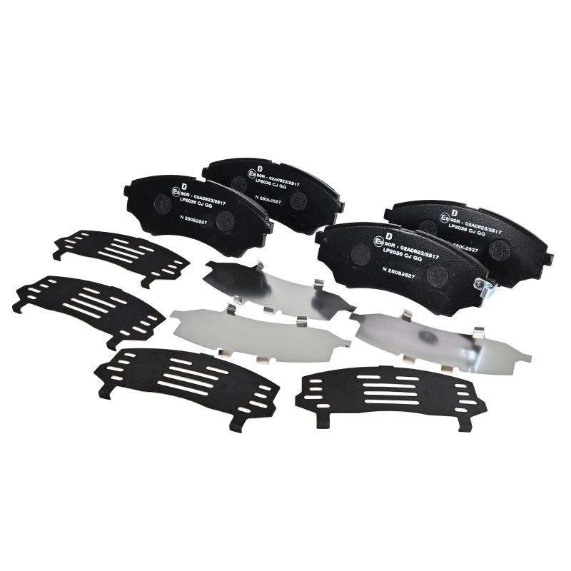 Bremsbelagsatz, Scheibenbremse