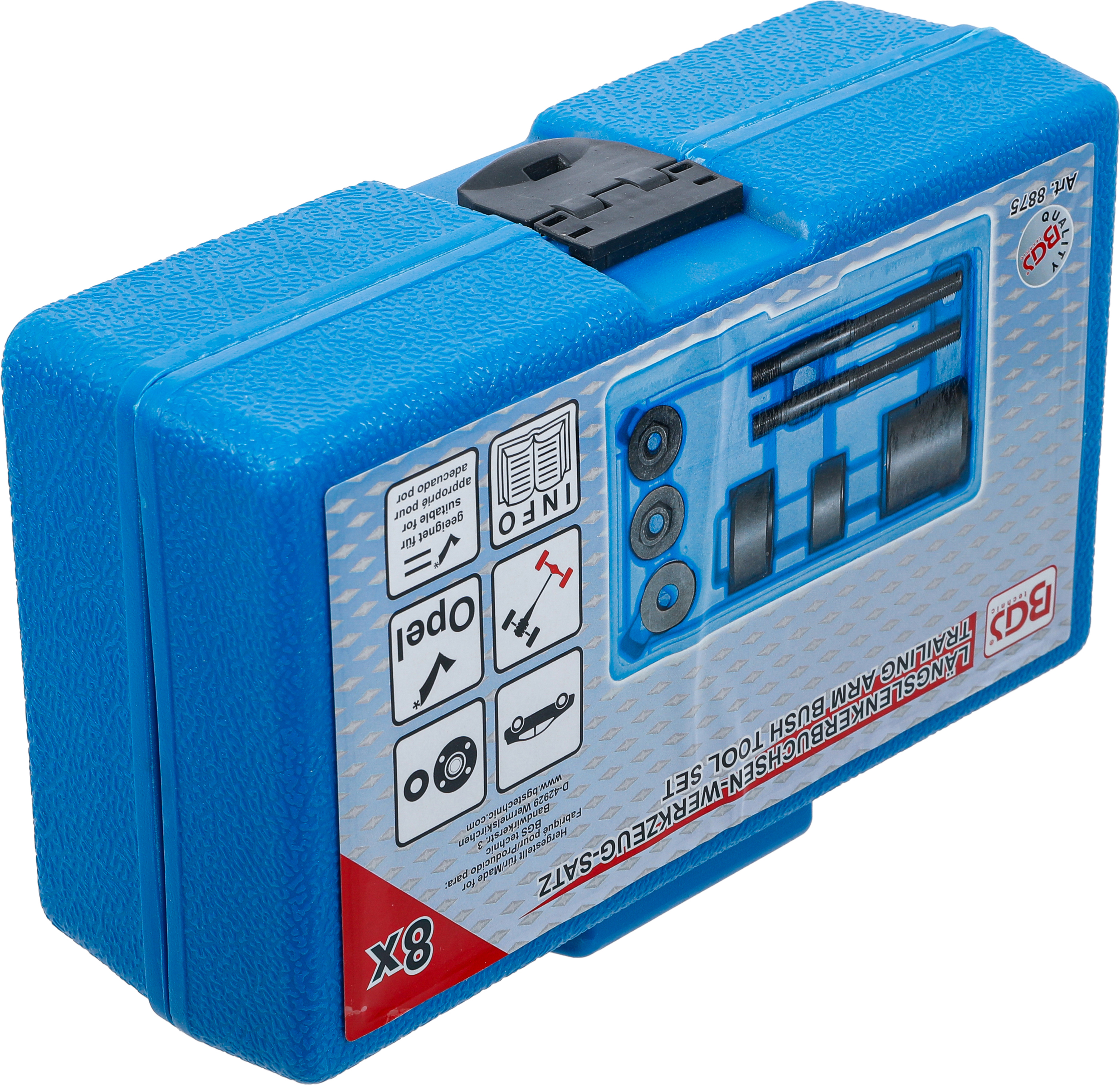 BGS Längslenkerbuchsen-Werkzeug-Satz | für Opel Vectra