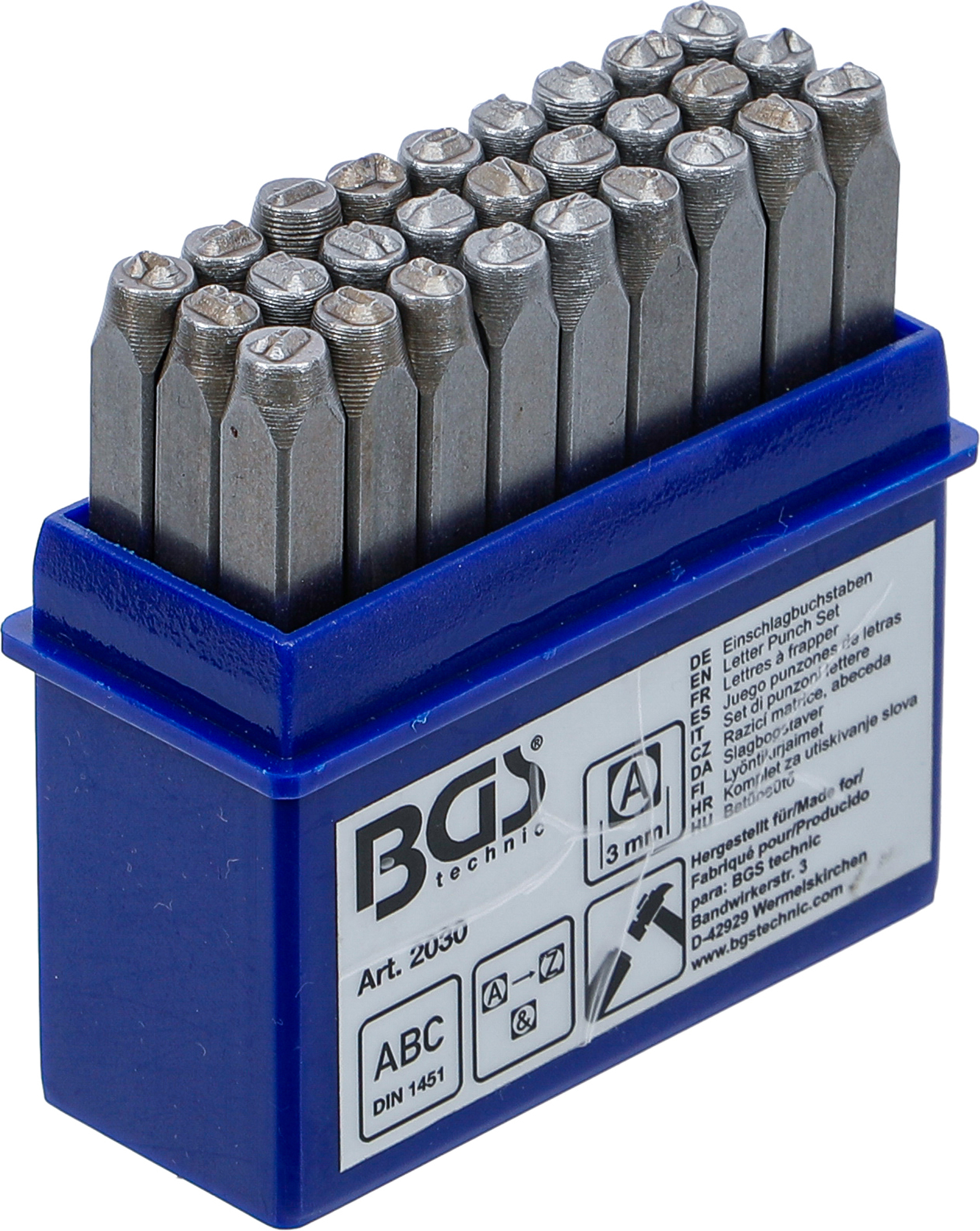 BGS Einschlagbuchstaben | 3 mm