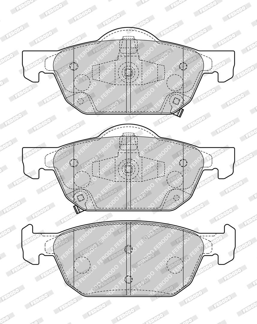 Bremsbelagsatz, Scheibenbremse