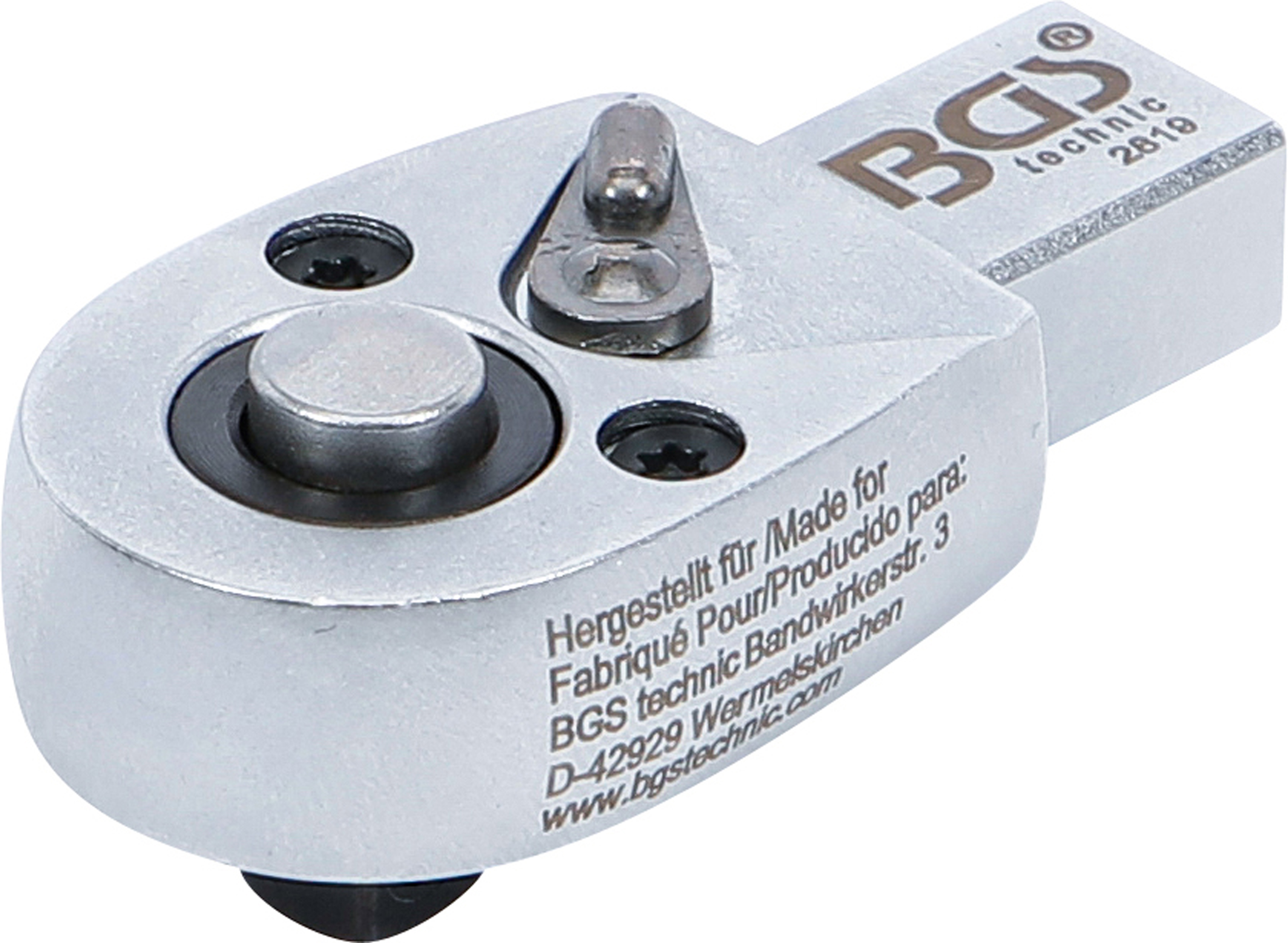 BGS Einsteck-Umschaltknarre | 6,3 mm (1/4") | Aufnahme 9 x 12 mm