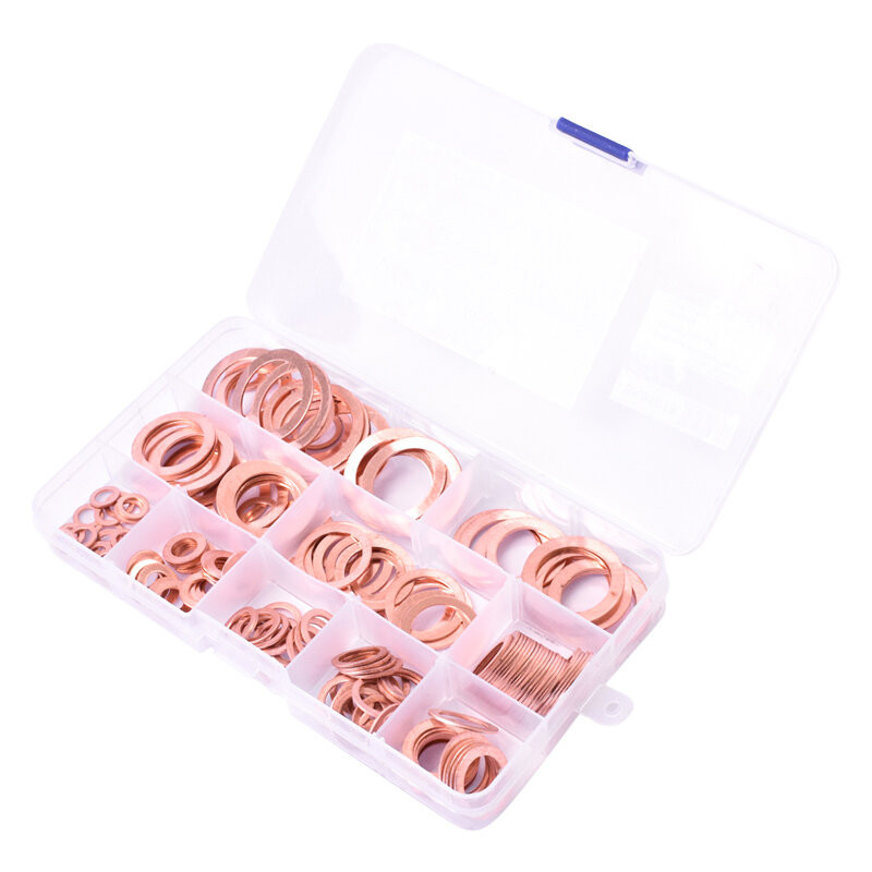 Breckner Germany Kupfer Unterlegscheiben  6-24 mm Set 180tlg