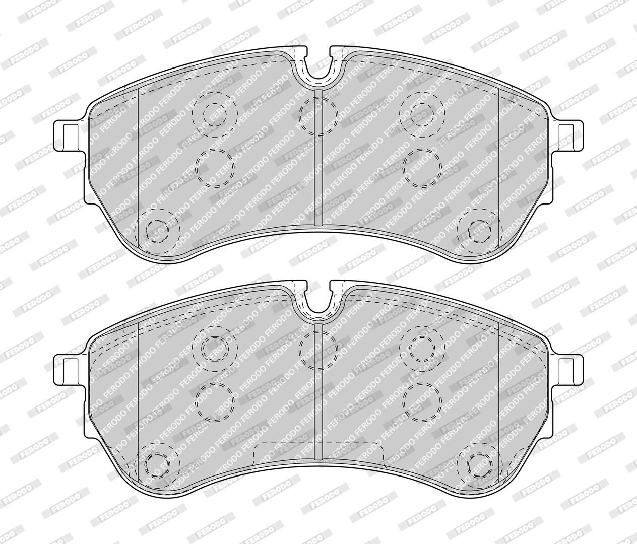 Bremsbelagsatz, Scheibenbremse