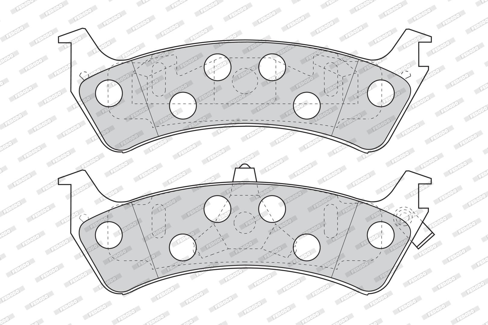 Bremsbelagsatz, Scheibenbremse