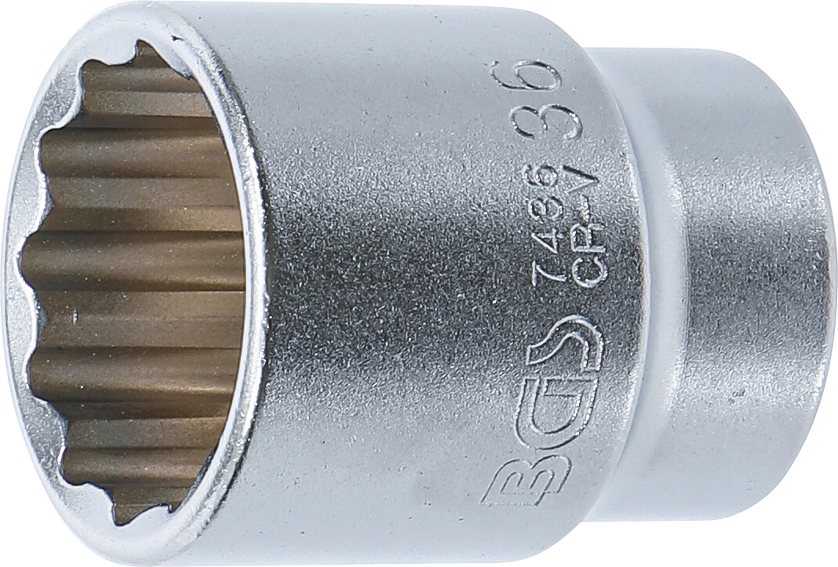 BGS Steckschlüssel-Einsatz Zwölfkant | Antrieb Innenvierkant 20 mm (3/4") | SW 36 mm