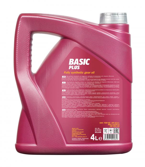 75W-90 Mannol 8108 Basic Plus Getriebeöl 4 Liter