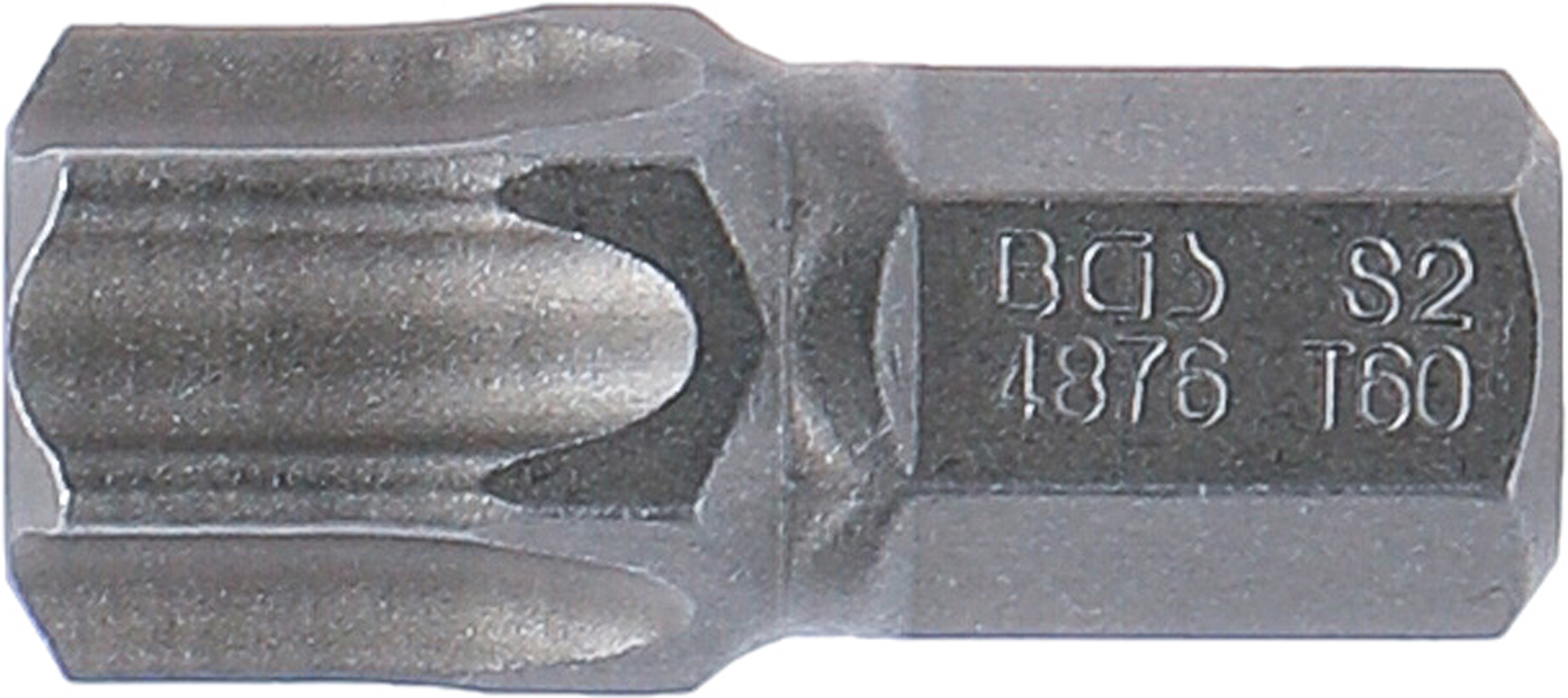 BGS Bit | Länge 30 mm | Antrieb Außensechskant 10 mm (3/8") | T-Profil (für Torx) T60