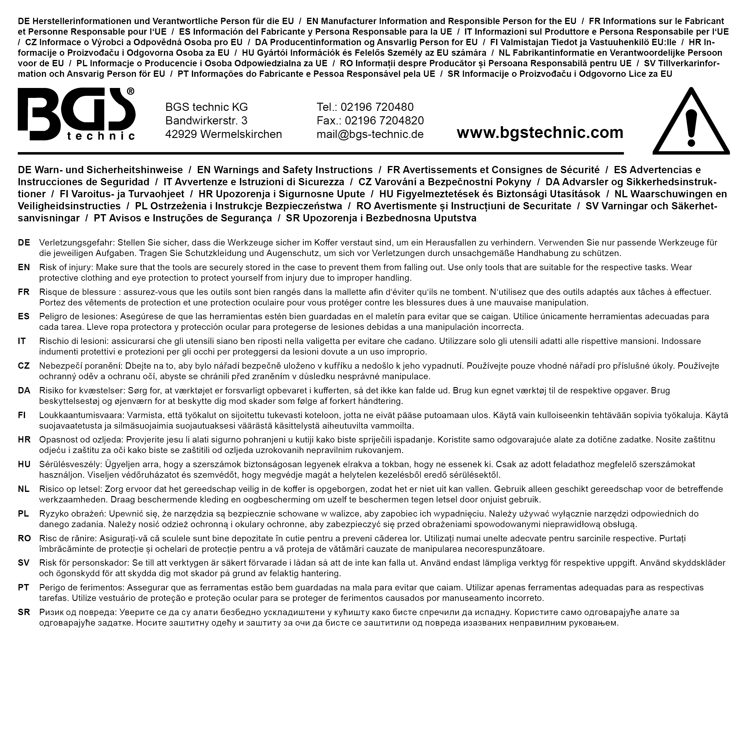 BGS Elektriker-Werkzeugkoffer | 118-tlg.
