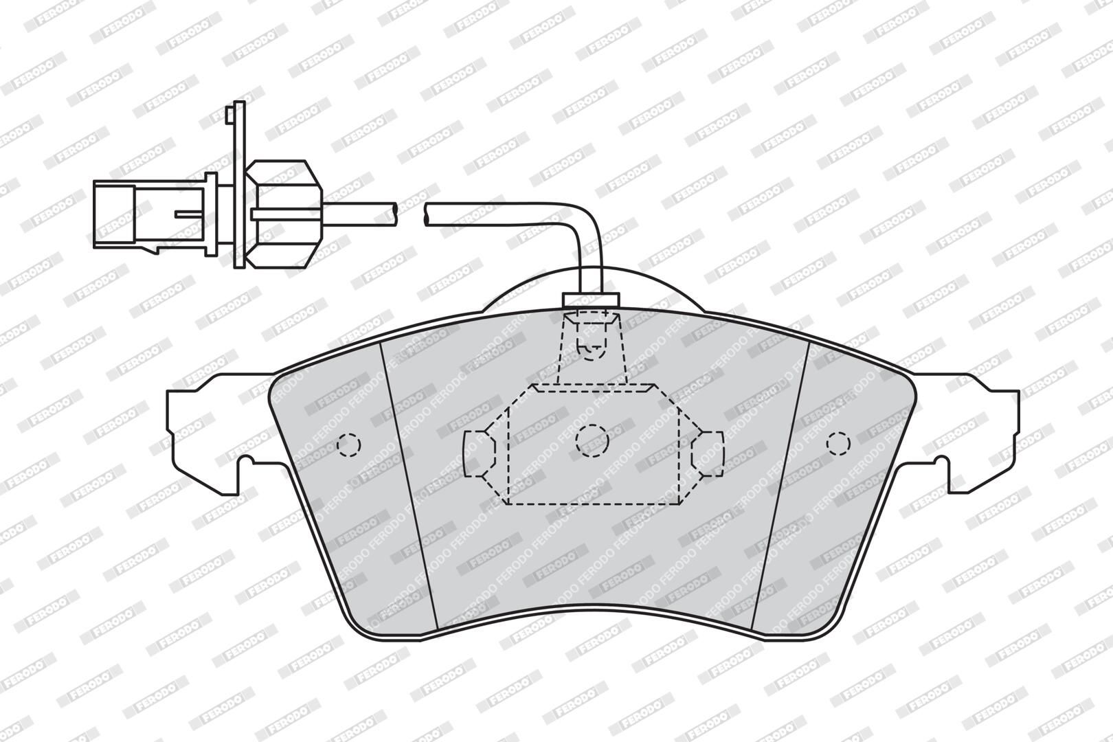 Bremsbelagsatz, Scheibenbremse