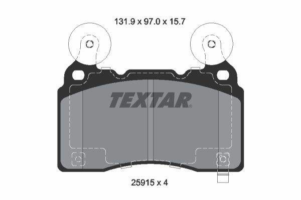 Bremsbelagsatz, Scheibenbremse